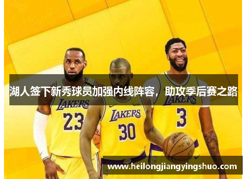 湖人签下新秀球员加强内线阵容，助攻季后赛之路